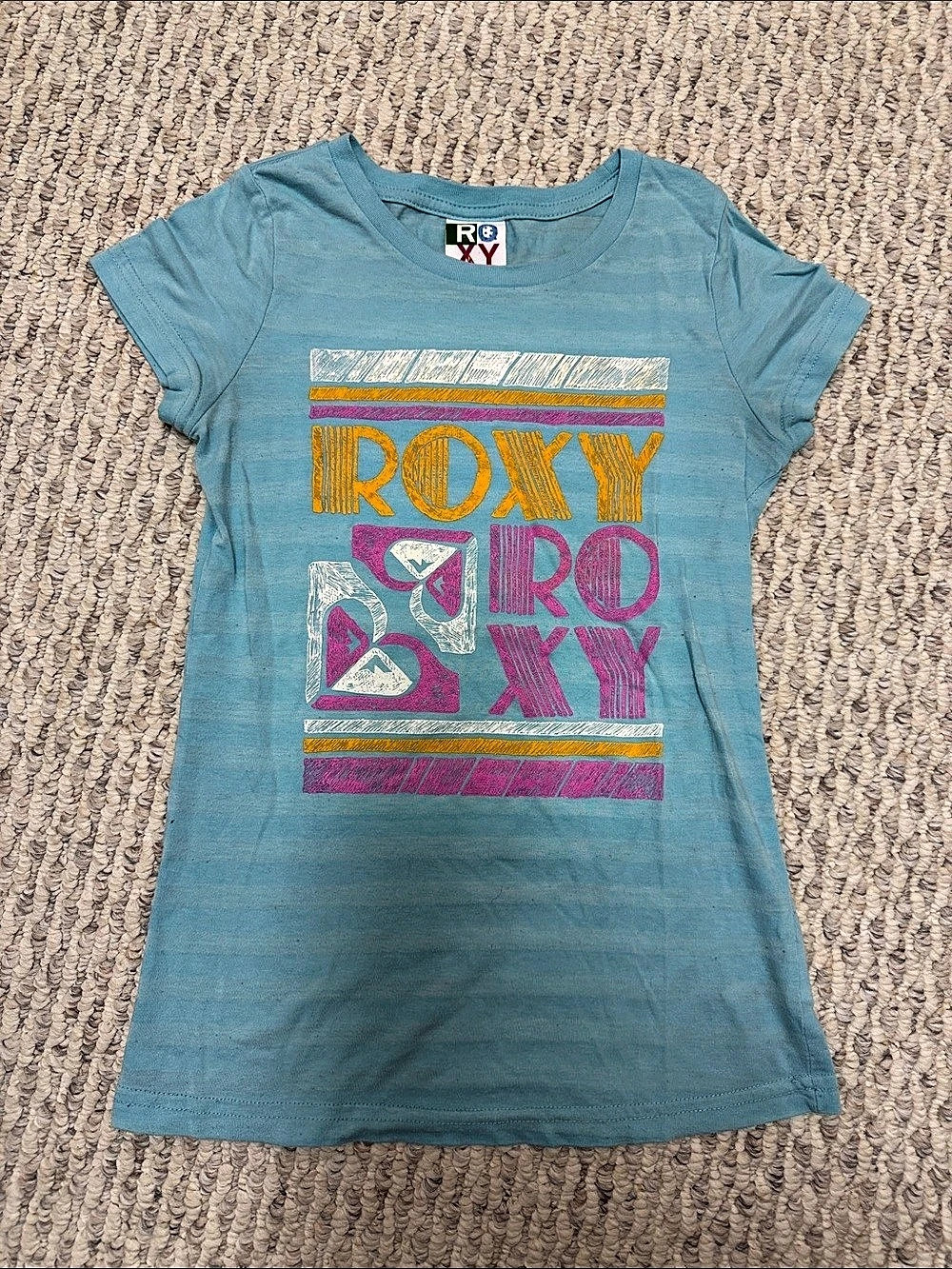 Roxy Girls Graphic Short Sleeve Tee Shirt